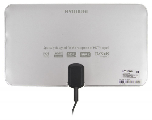 Антенна телевизионная Hyundai H-TAI240 28дБ активная белый фото 2