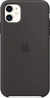 Чехол (клип-кейс) Apple для Apple iPhone 11 Silicone Case черный (MWVU2ZM/A)