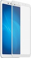 Защитное стекло для экрана DF xiColor-34 белый для Xiaomi Redmi 6/6A 1шт. (DF XICOLOR-34 (WHITE))