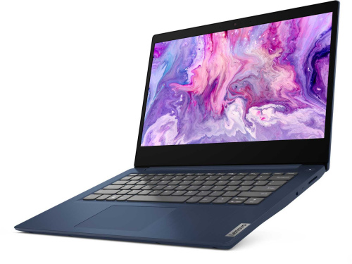Ноутбук Lenovo IdeaPad 3 14ITL05 Celeron 6305 8Gb SSD256Gb Intel UHD Graphics 14" IPS FHD (1920x1080) Windows 10 blue WiFi BT Cam фото 4