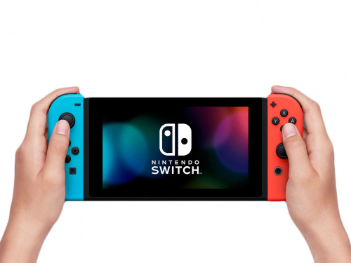 Игровая консоль Nintendo Switch New красный/синий фото 4