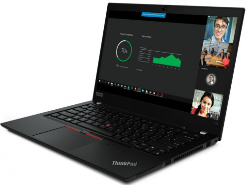 Ноутбук Lenovo ThinkPad T14 G1 T Core i7 10510U/8Gb/SSD512Gb/Intel UHD Graphics/14"/IPS/FHD (1920x1080)/noOS/black/WiFi/BT/Cam фото 4