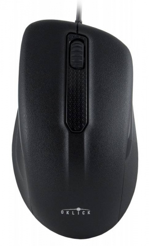 Мышь Оклик 175M черный оптическая (1000dpi) USB (3but) фото 2