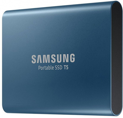 Накопитель SSD Samsung USB-C 500Gb MU-PA500B/WW T5 1.8" синий фото 5