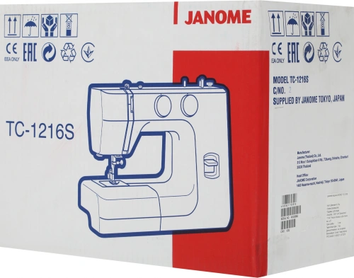 Швейная машина Janome TC-1216S белый фото 3