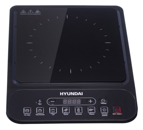 Плита Индукционная Hyundai HYC-0101 черный стеклокерамика (настольная) фото 10