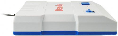 Игровая консоль Dendy Junior серый/синий +световой пистолет в комплекте: 300 игр фото 3