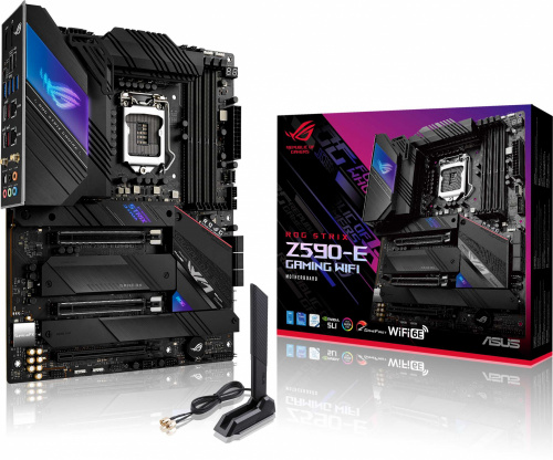 Материнская плата Asus ROG STRIX Z590-E GAMING WIFI Soc-1200 Intel Z590 4xDDR4 ATX AC`97 8ch(7.1) 2x2.5Gg RAID+HDMI фото 10