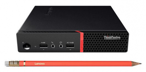 ПК Lenovo ThinkCentre M715q slim A6 Pro 8570E (3)/4Gb/SSD256Gb/R5/Windows 10 Home 64/GbitEth/WiFi/BT/клавиатура/мышь/черный фото 4