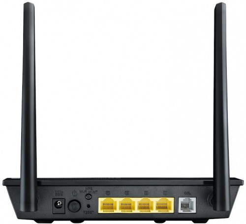 Роутер беспроводной Asus DSL-N16 N300 10/100BASE-TX/ADSL черный фото 2