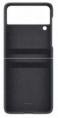Чехол (клип-кейс) Samsung для Samsung Galaxy Z Flip3 Aramid Cover черный (EF-XF711SBEGRU) фото 6