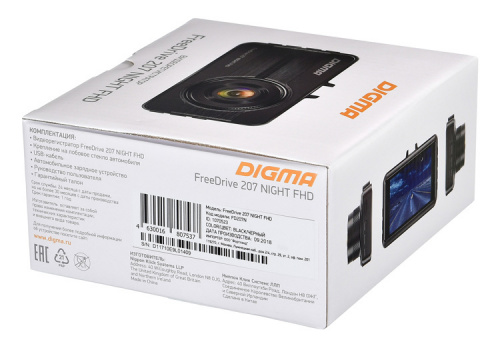 Видеорегистратор Digma FreeDrive 207 Night FHD черный 2Mpix 1080x1920 1080p 150гр. GP2247 фото 8