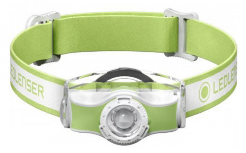 Фонарь налобный Led Lenser MH5 зеленый/белый лам.:светодиод. 400lx (501952)