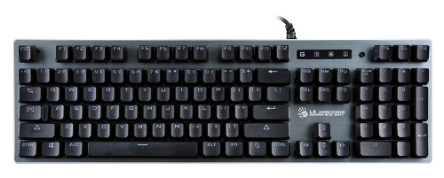 Клавиатура A4Tech Bloody B765 механическая серый USB for gamer LED (B765 GREY/NEON (GREEN SWITCH)) фото 3