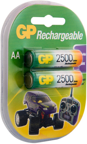 Аккумулятор GP 250AAHC AA NiMH 2500mAh (2шт) фото 2