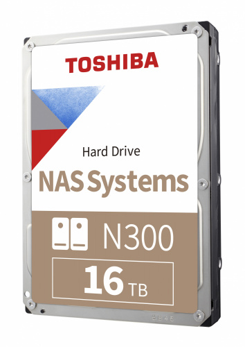 Жесткий диск Toshiba Original SATA-III 16TB HDWG31GUZSVA NAS N300 (7200rpm) 512Mb 3.5" Bulk фото 2