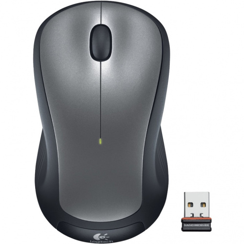 Мышь Logitech M310 черный/серебристый оптическая (1000dpi) беспроводная USB1.1 для ноутбука (2but) фото 2