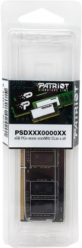 Память DDR4 8GB 3200MHz Patriot PSD48G320081S Signature RTL PC4-25600 CL22 SO-DIMM 260-pin 1.2В single rank Ret фото 3