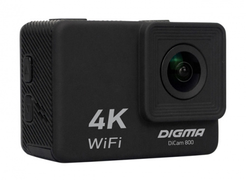 Экшн-камера Digma DiCam 800 черный фото 7