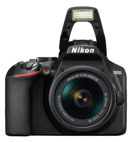 Зеркальный Фотоаппарат Nikon D3500 черный 24.2Mpix 18-55mm f/3.5-5.6 VR AF-P 3" 1080p Full HD SDXC Li-ion (с объективом) фото 4