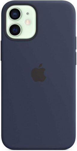 Чехол (клип-кейс) Apple для Apple iPhone 12 mini Silicone Case with MagSafe темный ультрамарин (MHKU3ZE/A) фото 2