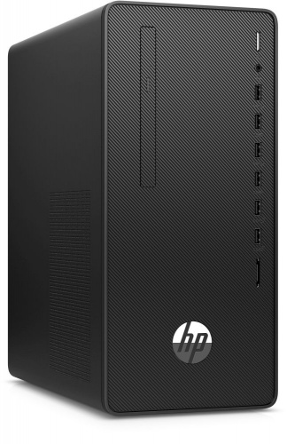 ПК HP 290 G4 MT i3 10100 (3.6) 8Gb SSD256Gb/UHDG 630 DVDRW Free DOS GbitEth WiFi BT клавиатура мышь черный