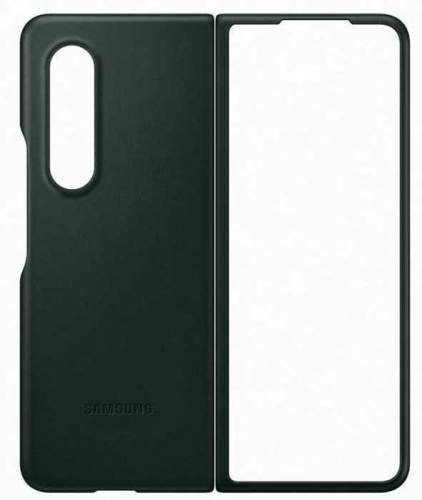 Чехол (клип-кейс) Samsung для Samsung Galaxy Z Fold3 Leather Cover зеленый (EF-VF926LGEGRU) фото 5