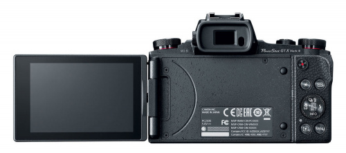 Фотоаппарат Canon PowerShot G1X MARK III черный 24.2Mpix Zoom3x 3" 1080p SDXC/SD/SDHC CMOS IS opt 10minF rotLCD TouLCD VF 7fr/s RAW 60fr/s HDMI/WiFi/NB-13L фото 7