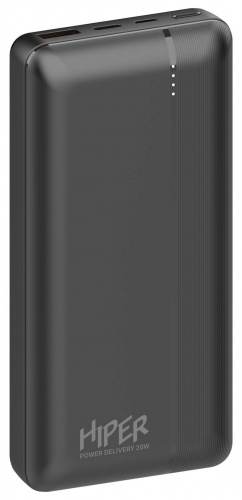 Мобильный аккумулятор Hiper MX Pro 20000 20000mAh QC PD 3A черный (MX PRO 20000 BLACK)