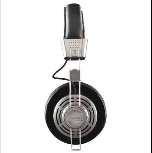 Наушники с микрофоном Hama Style черный/серый 2м мониторные оголовье (00139914) фото 6