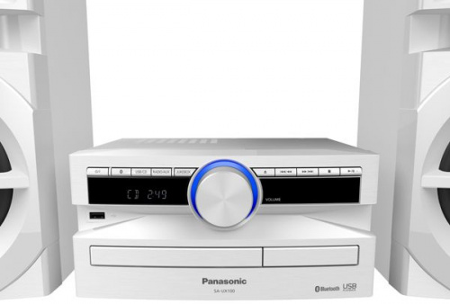 Минисистема Panasonic SC-UX100EE-W белый 300Вт CD CDRW FM USB BT фото 4