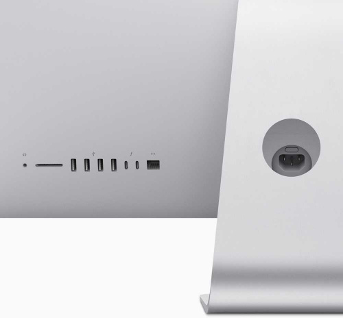 Моноблок Apple iMac MXWU2RU/A 27" 5K i5 10600 (3.3) 8Gb SSD512Gb Pro 5300 4Gb CR macOS GbitEth WiFi BT клавиатура мышь Cam серебристый/черный 5120x2880 фото 6