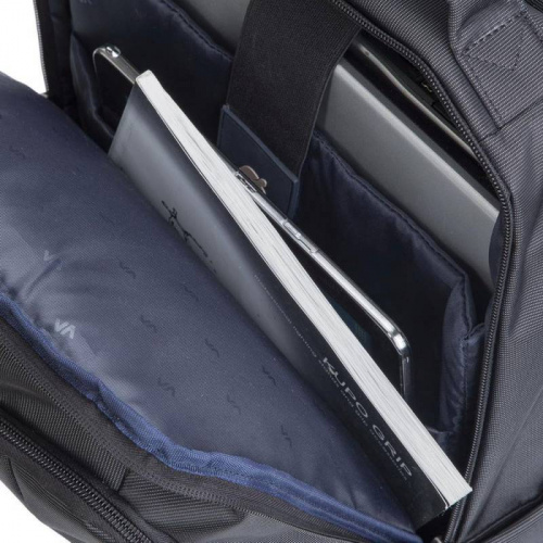 Рюкзак для ноутбука 15.6" Riva 8262 черный полиэстер фото 9