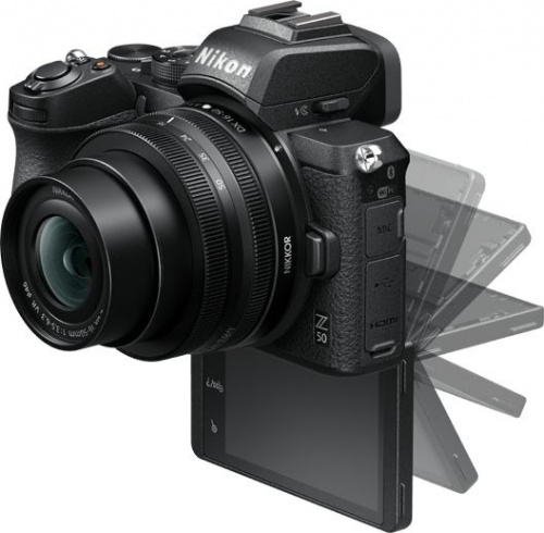 Фотоаппарат Nikon Z50 черный 20.9Mpix 3.2" 4K WiFi Nikkor Z DX 16-50mm VR + FTZ EN-EL25 фото 13