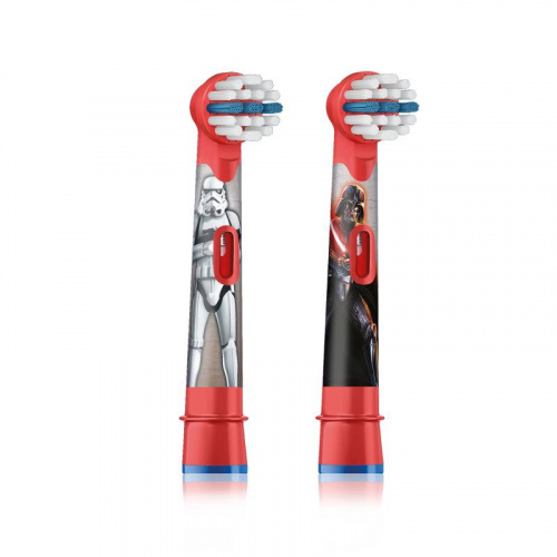 Зубная щетка электрическая Oral-B Stages Power StarWars красный/синий фото 2