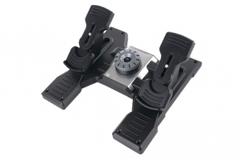 Авиа-педали Logitech G Saitek Pro Flight Rudder Pedals черный USB виброотдача фото 3