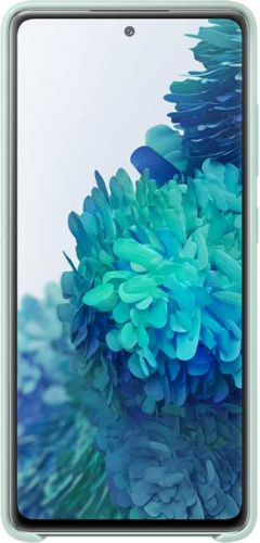 Чехол (клип-кейс) Samsung для Samsung Galaxy S20 FE Silicone Cover мятный (EF-PG780TMEGRU) фото 3