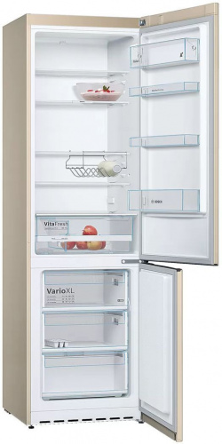 Холодильник Bosch KGE39XK21R бежевый (двухкамерный) фото 2