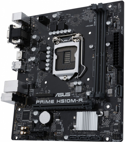 Материнская плата Asus PRIME H510M-R-SI Soc-1200 Intel H510 2xDDR4 mATX AC`97 8ch(7.1) GbLAN+VGA+DVI+HDMI White Box фото 4