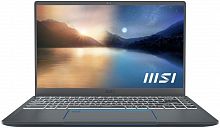 Ноутбук MSI Prestige 14 A11SB-638RU Core i7 1185G7 16Gb SSD512Gb NVIDIA GeForce MX450 2Gb 14" IPS FHD (1920x1080) Windows 11 Home grey WiFi BT Cam