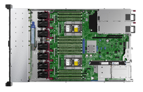 Сервер HPE ProLiant DL360 Gen10 1x4214 1x16Gb P408i-a 1G 4P 1x500W 8SFF (P19775-B21) фото 3