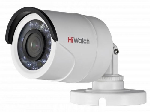 Камера видеонаблюдения Hikvision HiWatch DS-T100 6-6мм HD-TVI цветная корп.:белый