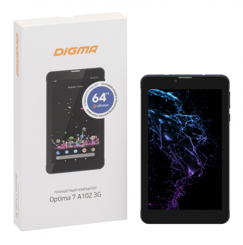 Планшет Digma Optima 7 A102 3G SC7731E (1.3) 4C RAM1Gb ROM16Gb 7" IPS 1024x600 3G Android 11.0 Go темно-синий 2Mpix 0.3Mpix BT GPS WiFi Touch microSD 128Gb minUSB 2000mAh фото 11