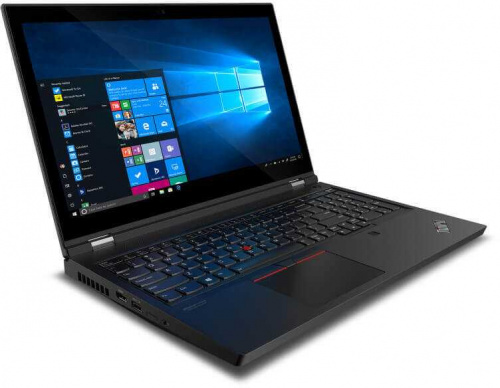 Ноутбук Lenovo ThinkPad P15 Core i7 10750H/16Gb/SSD512Gb/NVIDIA Quadro T1000 4Gb/15.6"/IPS/FHD (1920x1080)/Windows 10 Professional/black/WiFi/BT/Cam фото 3