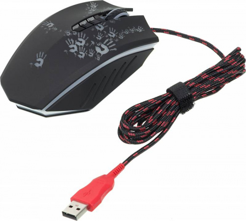 Мышь A4Tech Bloody A6 черный оптическая (4000dpi) USB3.0 (8but) фото 7