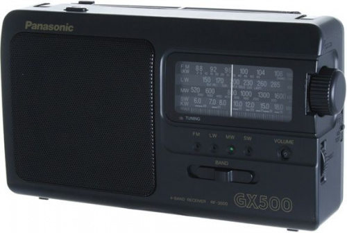 Радиоприемник портативный Panasonic RF-3500E9-K черный фото 2