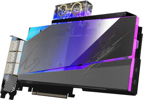 Видеокарта Gigabyte PCI-E 4.0 GV-N3090AORUSX WB-24GD NVIDIA GeForce RTX 3090 24576Mb 384 GDDR6X 1785/19500 HDMIx3 DPx3 HDCP Ret фото 6