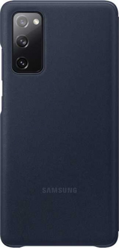 Чехол (флип-кейс) Samsung для Samsung Galaxy S20 FE Smart Clear View Cover темно-синий (EF-ZG780CNEGRU) фото 3