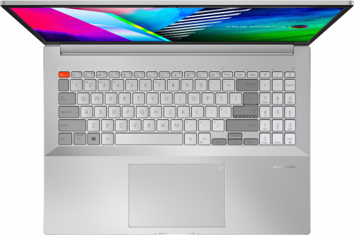Ноутбук Asus Vivobook Pro 16X OLED N7600PC-L2025 Core i7 11370H 16Gb SSD512Gb NVIDIA GeForce RTX 3050 4Gb 16" OLED 4K (3840x2400) noOS silver WiFi BT Cam фото 8