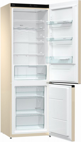 Холодильник Gorenje NRK6192CC4 бежевый (двухкамерный) фото 3